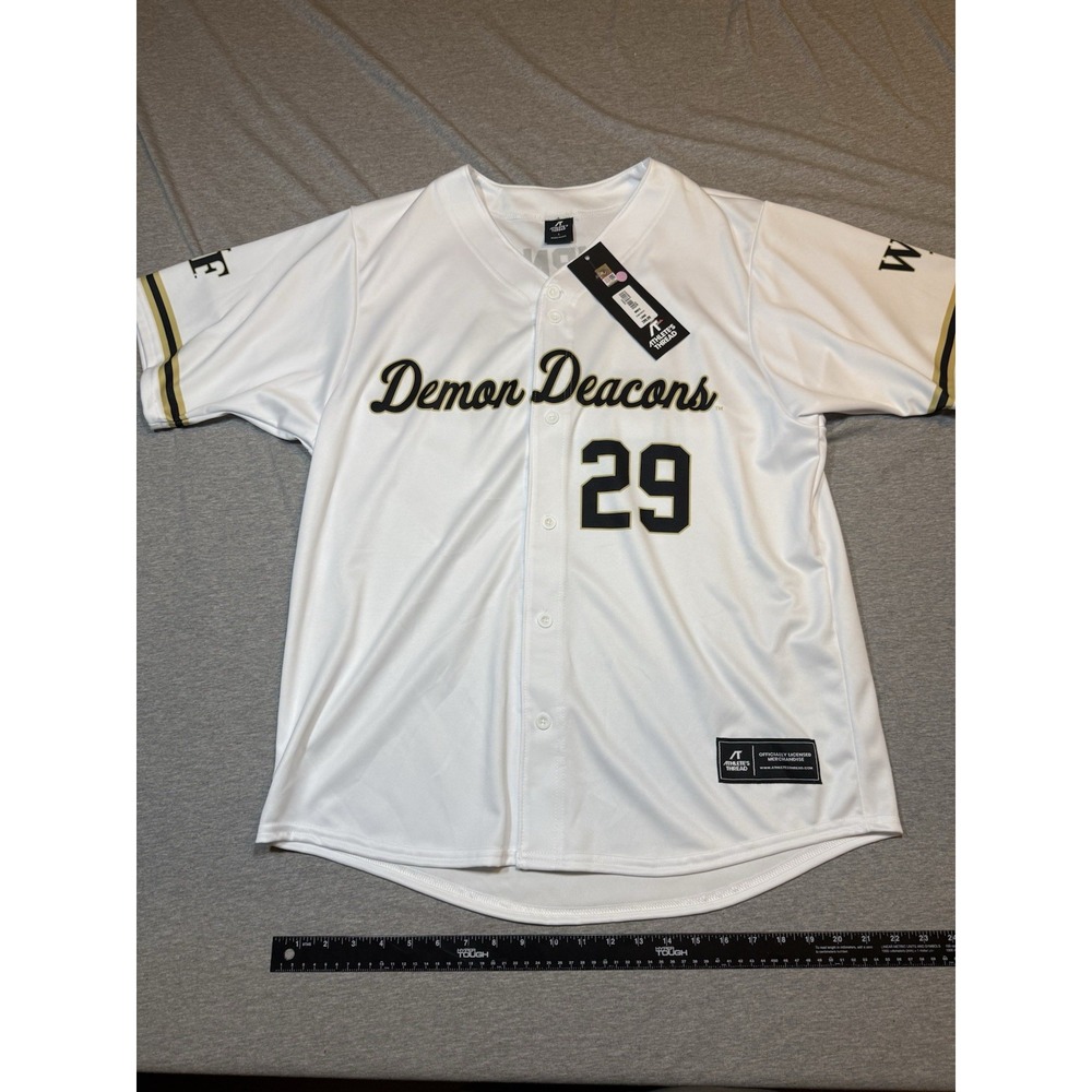 Wake Forest Demon Deacons Burns Jersey - Athletes Thread - Men's Large